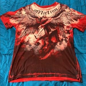 Affliction shirt size large
